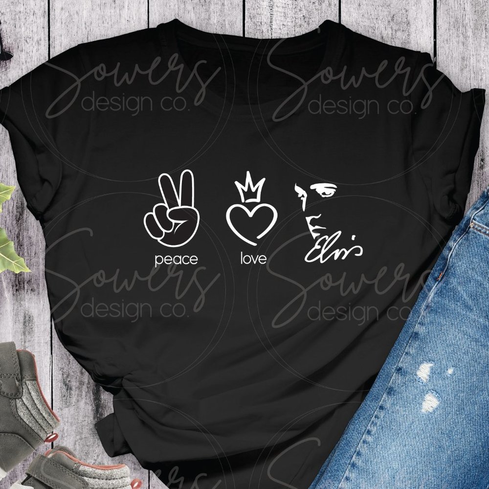 peace love ELVIS Graphic Tee